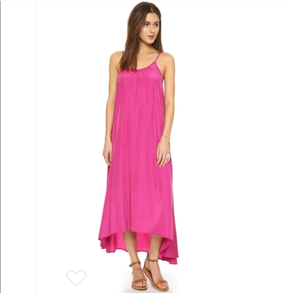 Pink Stitch Resort Maxi Dress